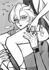 bust + large accessory